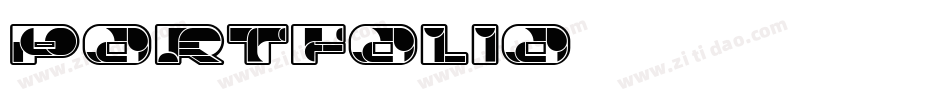 Portfolio字体转换