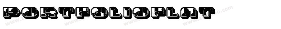 PortfolioFlat字体转换