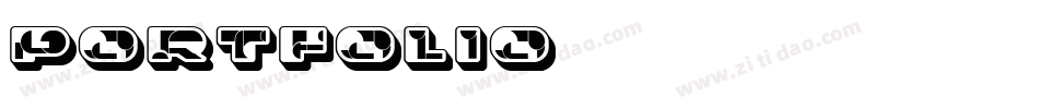 Portfolio字体转换