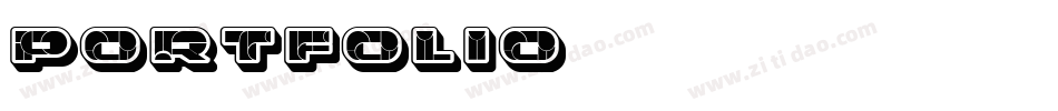 Portfolio字体转换