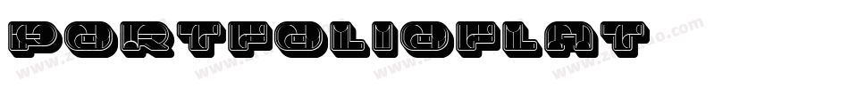 PortfolioFlat字体转换