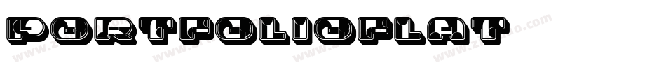 PortfolioFlat字体转换
