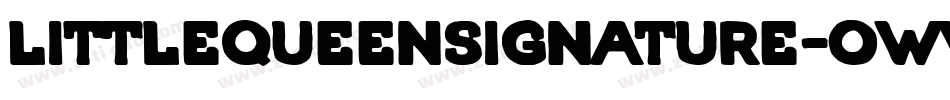 LittleQueenSignature-owwEV字体转换