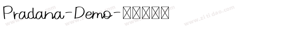 Pradana-Demo字体转换