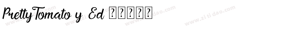 PrettyTomato-y7Ed字体转换