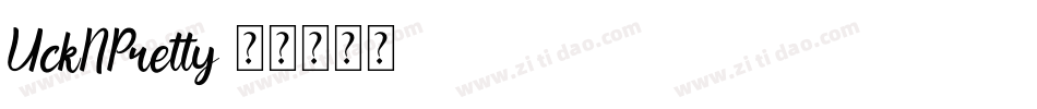 UckNPretty字体转换