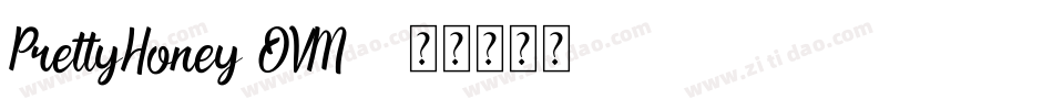 PrettyHoney-OVM54字体转换