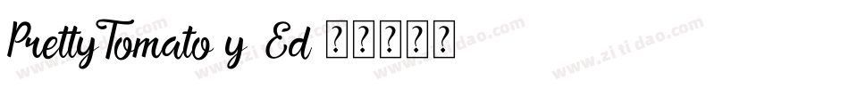 PrettyTomato-y7Ed字体转换