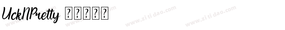 UckNPretty字体转换