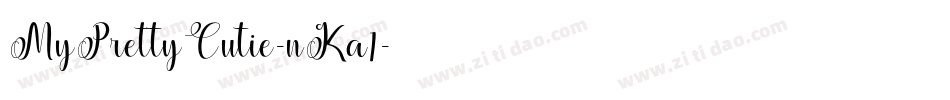MyPrettyCutie-nKa1字体转换