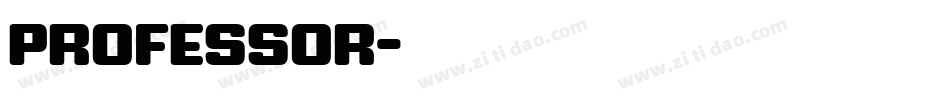 Professor字体转换