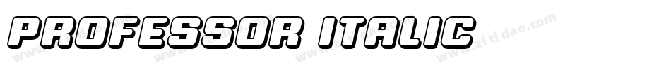 Professor-Italic字体转换