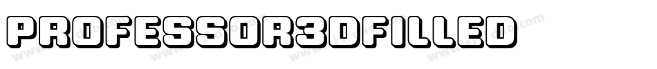 Professor3DFilled字体转换