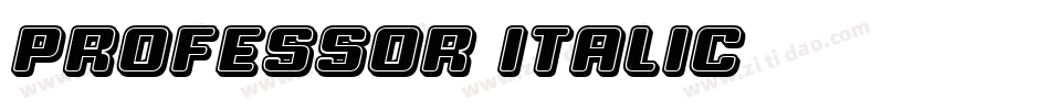 Professor-Italic字体转换
