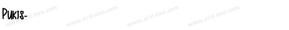 Pukis字体转换