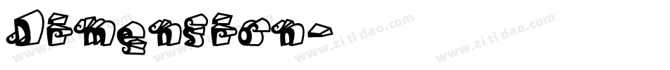 Dimension字体转换