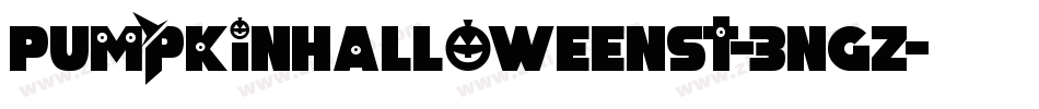PumpkinHalloweenSt-3nGZ字体转换