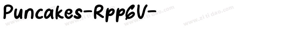 Puncakes-Rpp6V字体转换