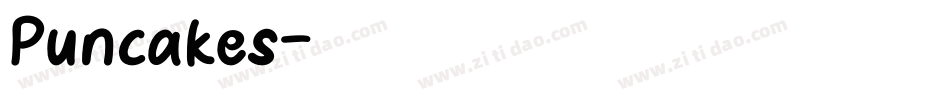 Puncakes字体转换