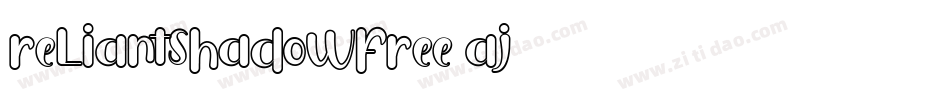ReliantShadowFree-Aj87字体转换