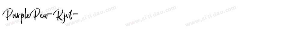 PurplePen-Rjv6字体转换