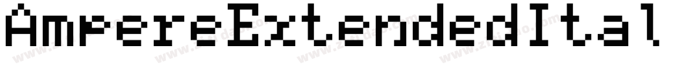 AmpereExtendedItalic-Z9Dx字体转换