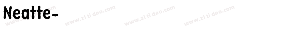 Neatte字体转换