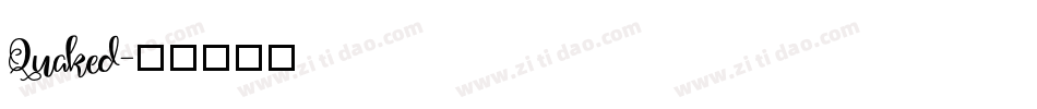 Quaked字体转换
