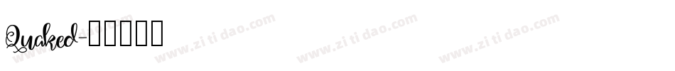 Quaked字体转换