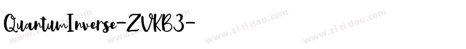 QuantumInverse-ZVKB3字体转换