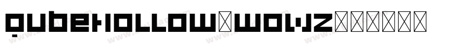 QubeHollow-woWz字体转换