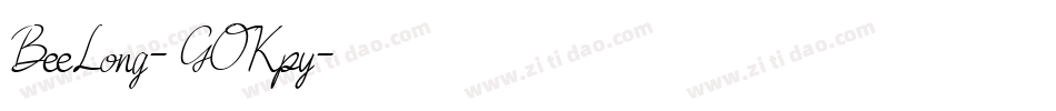 BeeLong-GOKpy字体转换