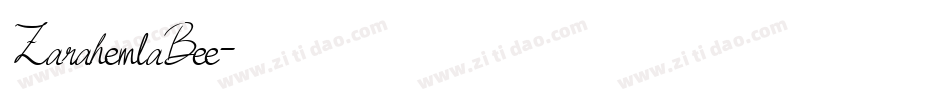 ZarahemlaBee字体转换
