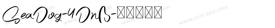 SeaDog-4DnB字体转换