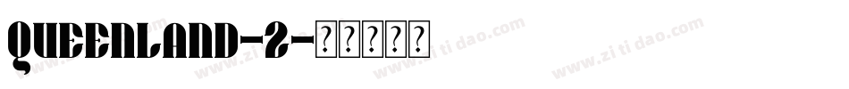 Queenland-2字体转换
