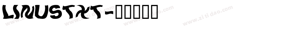 LINUSTXT字体转换