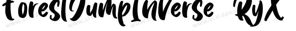 ForestJumpInverse-2RyX字体转换