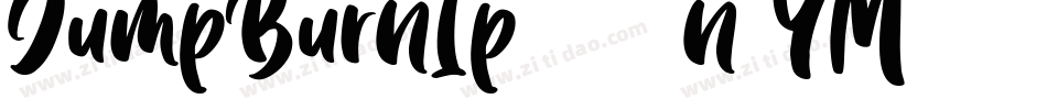 JumpBurnIp2012-n1YM字体转换