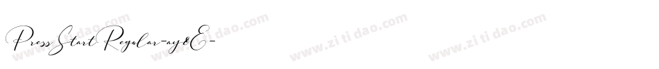 PressStartRegular-ay8E字体转换