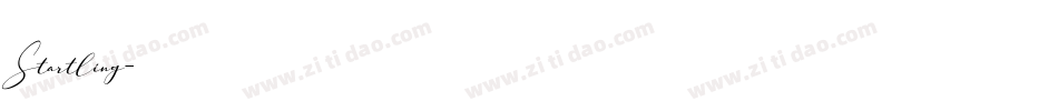 Startling字体转换