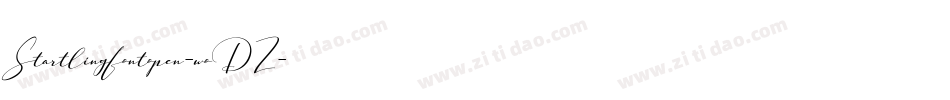 Startlingfontopen-woDZ字体转换
