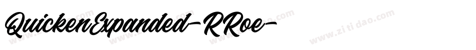 QuickenExpanded-RRoe字体转换