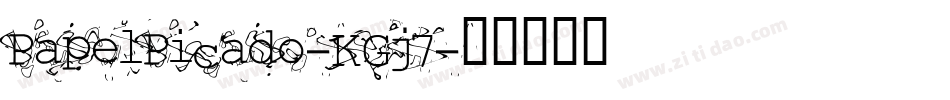 PapelPicado-KGj7字体转换