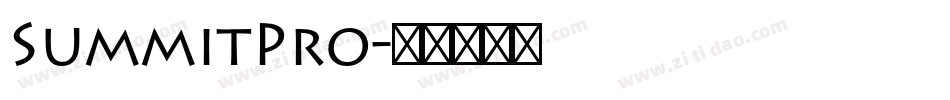 SummitPro字体转换