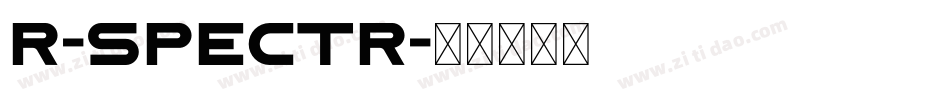 R-Spectr字体转换
