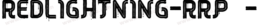 RedLightning-rrp7字体转换