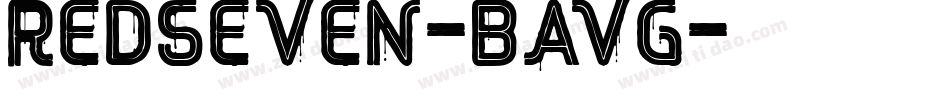 RedSeven-BAVG字体转换