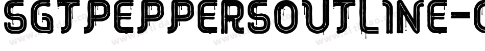 SgtPeppersOutline-gJnp字体转换