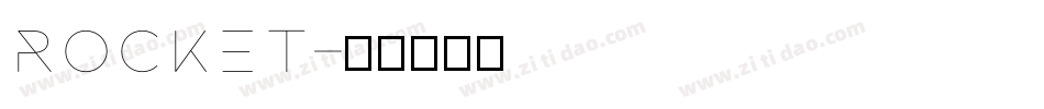 Rocket字体转换