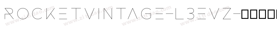 RocketVintage-L3EVZ字体转换